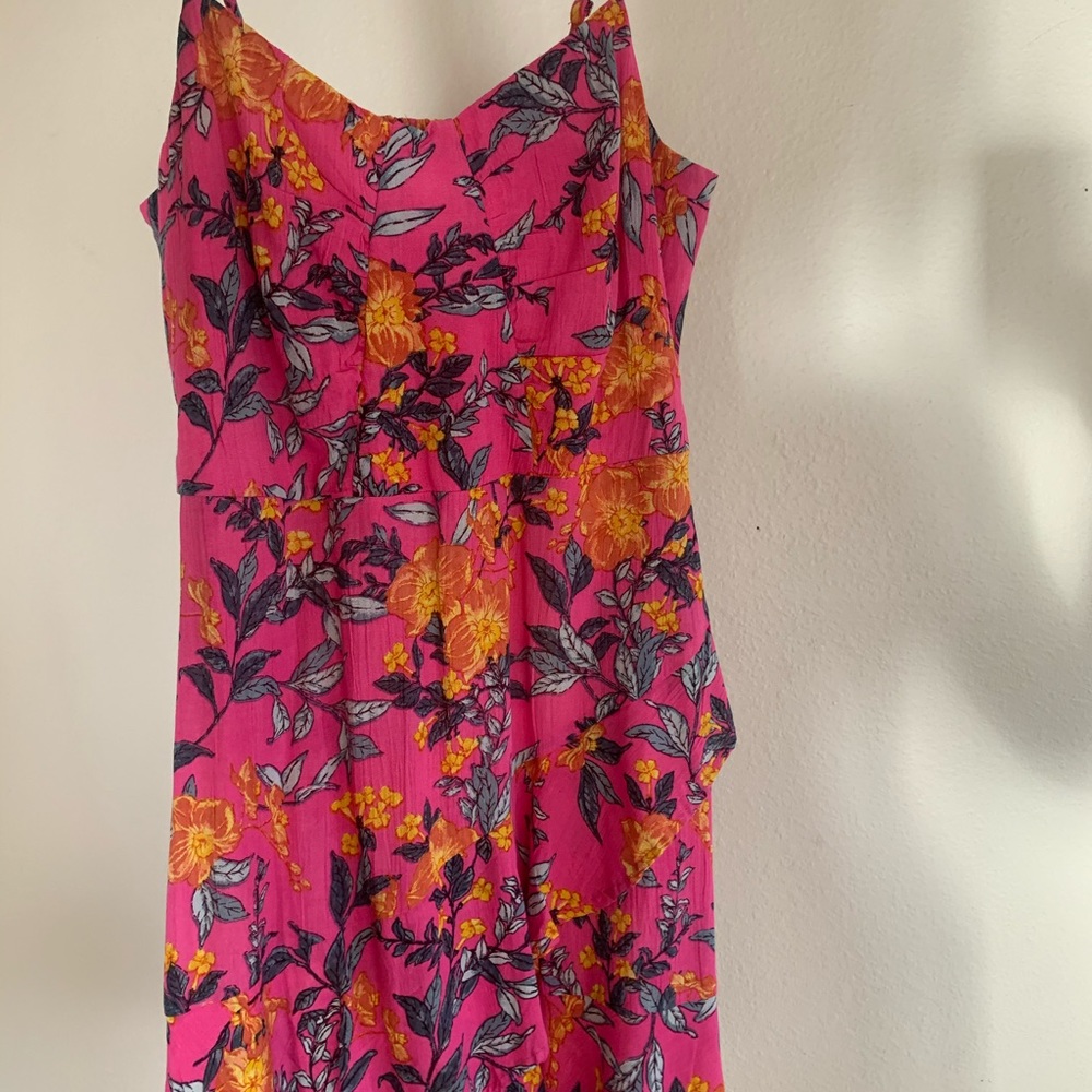 Band of Gypsies floral ruffle dress, size S